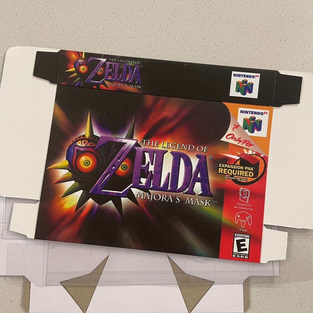 Legend of Zelda Majoras Mask (NINTENDO 64 N64) Box Only